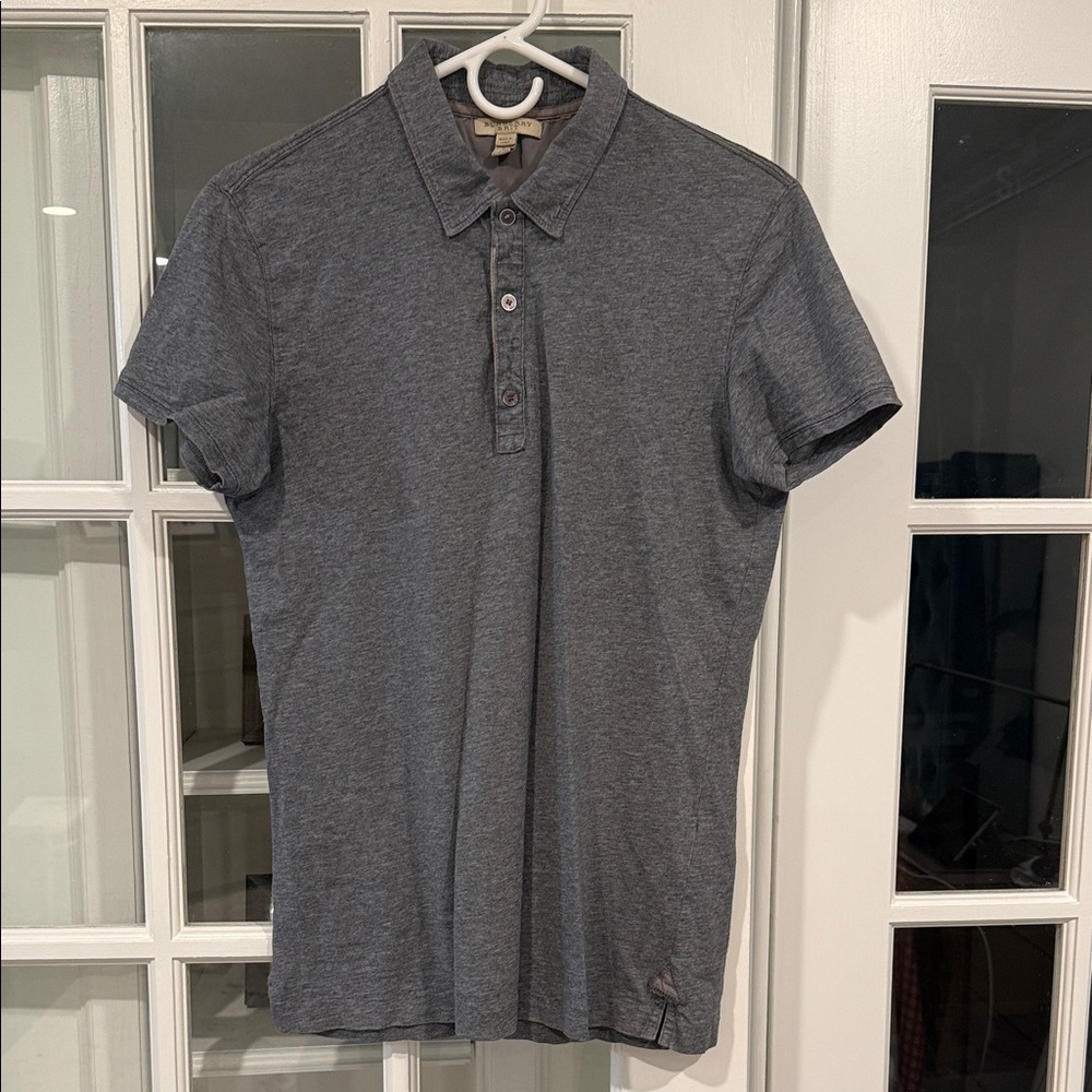 Burberry Charcoal Men’s Polo Shirt